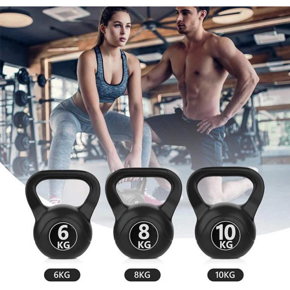 Leyaton 6 kg Çaydanlık Tipi Dambıl Kettlebell Ağırlık - 4