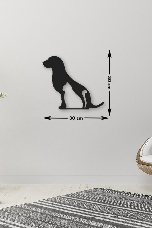 1 Parça Hayvanlar Alemi Köpek Kedi Pet Duvar Tablosu - 1