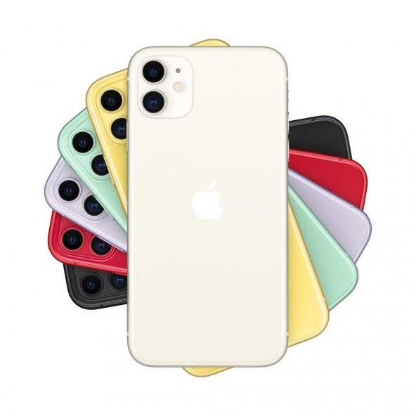 Apple iPhone 11 128 GB Beyaz - Şarj Başlığı ve Kulaklık Hariçtir