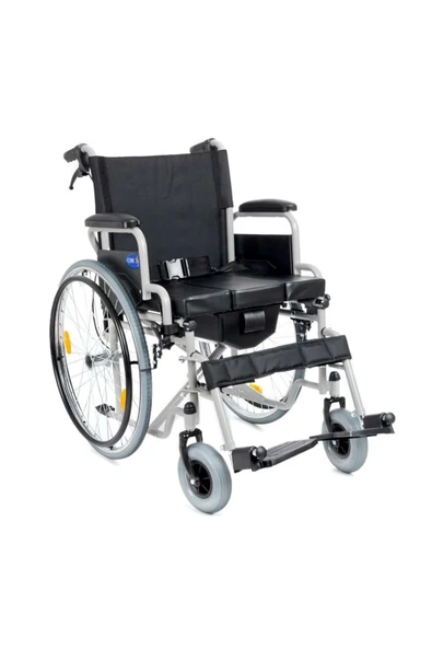 MEDİKALBİRLİK Comfort Plus DM-545 Tuvalet WC Özellikli Tekerlekli Sandalye 45 Cm