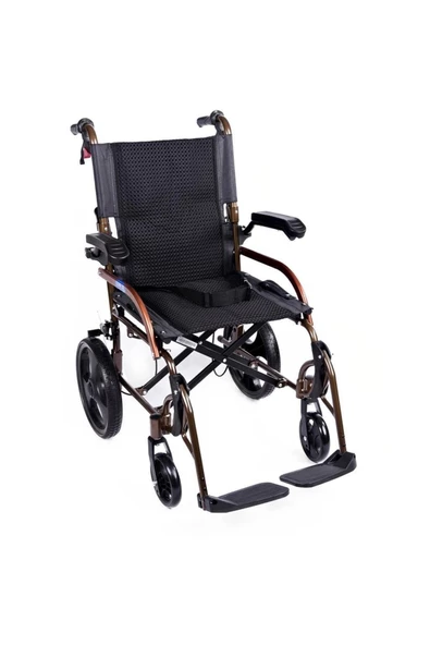 MEDİKALBİRLİK Comfort Plus GK863LABJ-12 Jet Black Transfer Alüminyum Tekerlekli Sandalye