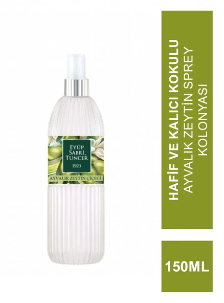 Eyüp Sabri Tuncer Ayvalık Zeytin Çiçeği Kolonyası Sprey 150 ml