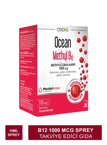 Ocean Methyl  B12 1000 MCG Sprey 10 ML