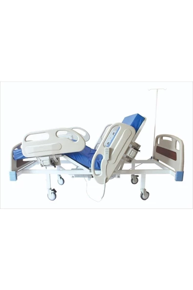EMEK SAĞLIK 2 Motorlu Full Abs Hasta Kayrolası Yatağı Sünger Yataklı