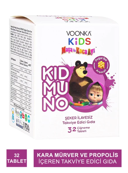 Voonka Kids Maşa ile Koca Ayı Kidmuno 32 Tablet