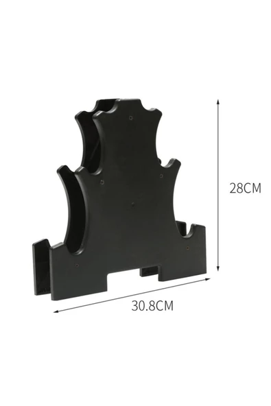 CBTX 3 Set Dambıl El Ağırlıkları Setleri Standı Raf - 4