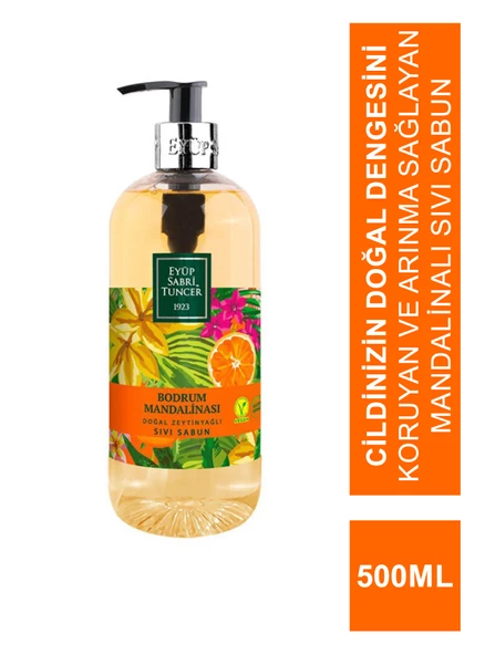 Eyüp Sabri Tuncer Bodrum Mandalinası Sıvı Sabun 500 ml ürün görseli