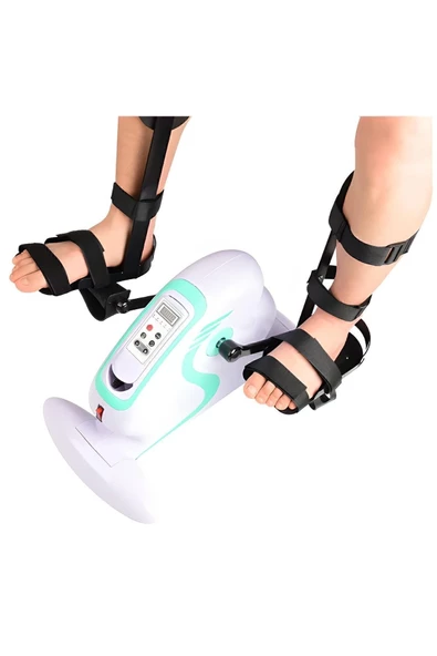 DR.FLEXİ Elektrikli Lcd Ekranlı Egzersiz Bisikleti, Bacak Sabitli Motorlu Egzersiz Pedalı - Resim 7