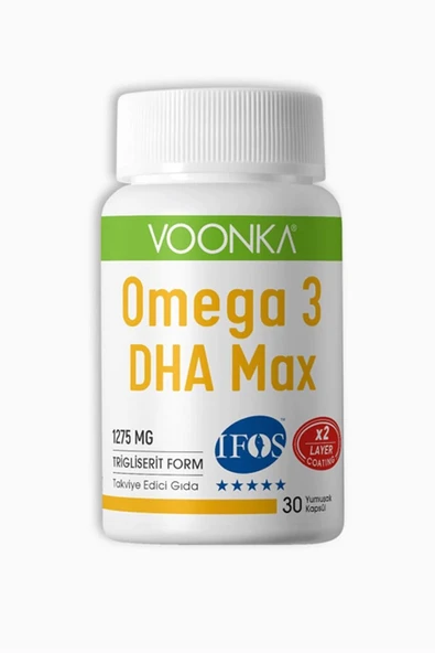 Voonka Omega 3 DHA Max 30 Kapsül