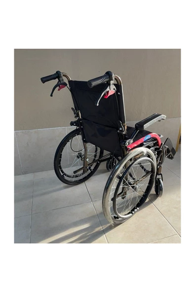 MEDİKALTEC Comfort Plus GK863LAJ-20 Jet Black Transfer Alüminyum Tekerlekli Sandalye - Resim 2