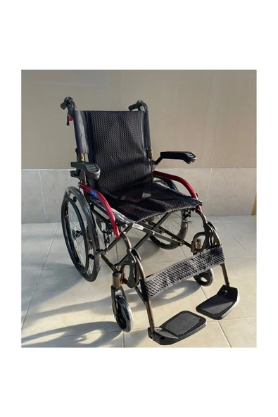 MEDİKALTEC Comfort Plus GK863LAJ-20 Jet Black Transfer Alüminyum Tekerlekli Sandalye - Resim 4