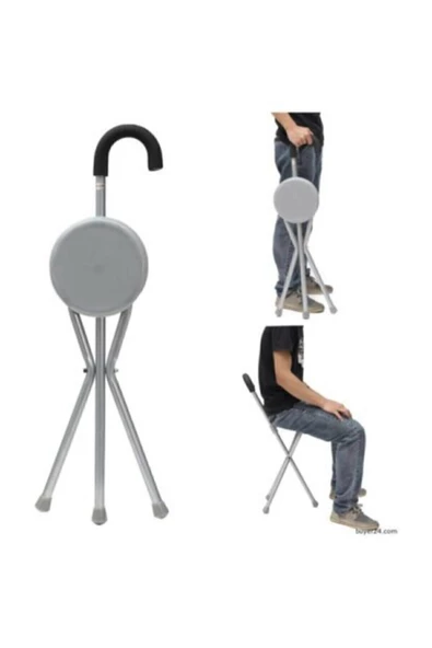 TPCW Oturaklı Baston Tabure Bastonlu Oturak Tabure Pr106 - Resim 2