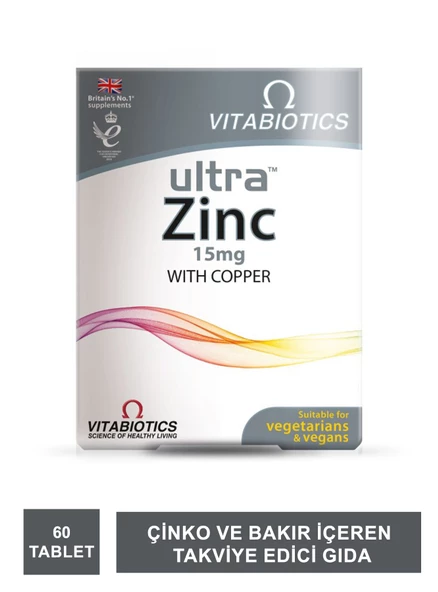 Vitabiotics Ultra Zinc 15mg 60 Tablet