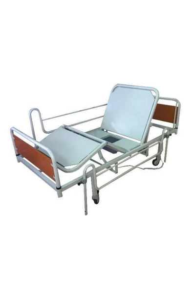 MEDİKALBİRLİK 2 Motorlu Tuvaletli Lazımlıklı Hasta Karyolası ürün görseli 1