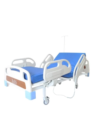 ZEYMER 2 Motorlu Hastane Tipi Hasta Karyolası Full ABS - Resim 6