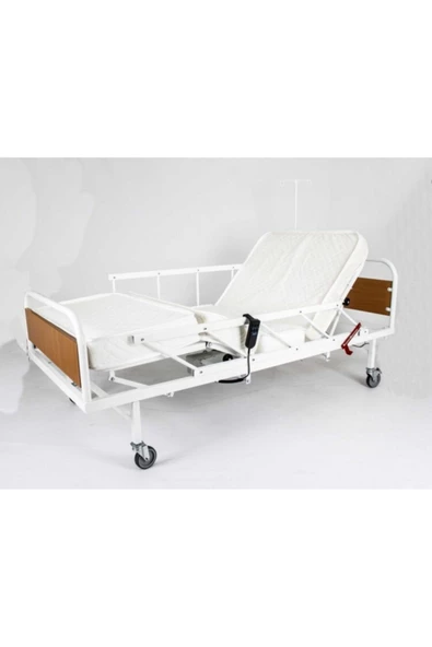 MEDİKAL Elektrikli Hasta Karyolası 2 Motorlu + Özel Bölmeli Hasta Yatağı ürün görseli
