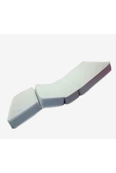 KONFOR Medikal Ürünleri Dört Parçalı 90*190*10 Cm Sünger Hasta Yatağı - Resim 3