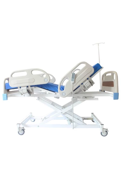 HEDEF MEDİKAL 3 Motorlu Full ABS Asansör Özellikli Hasta Karyolası - Resim 2