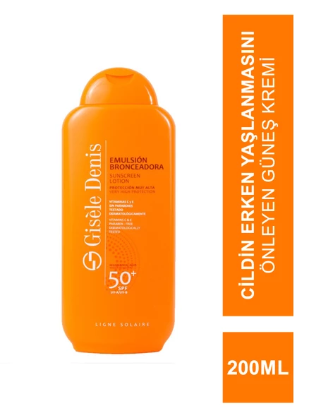 Gisele Denis Sunscreen Lotion Spf50+Güneş Koruma Losyonu 200 ml