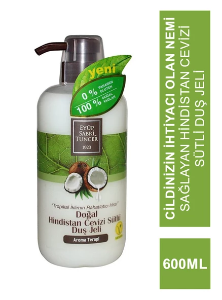 Eyüp Sabri Tuncer Doğal Hindistan Cevizi Sütlü Duş Jeli 600 ml