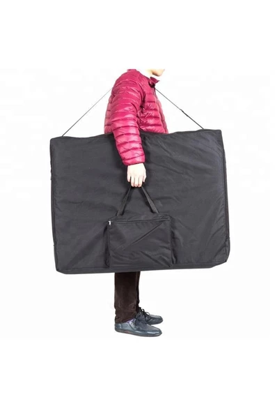 MEDİKALBİRLİK Metal 3 Parça Masaj Masası Siyah-mavi - Resim 3