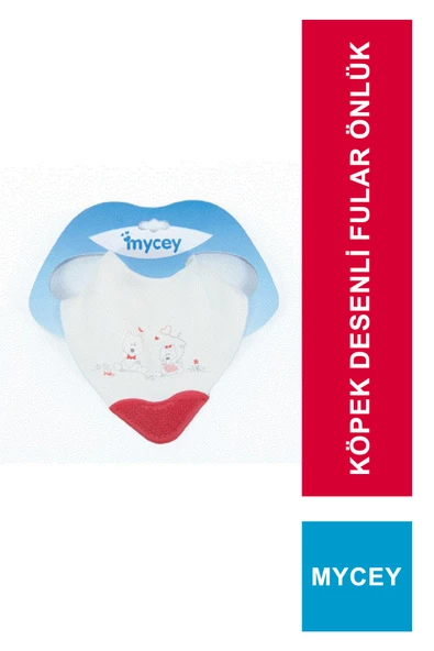 Mycey Diş Kaşıyıcılı Fular Önlük - Köpek Aşkı