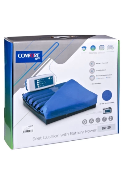 COMFORT PLUS Yara Önleyici Tekerlekli Sandalye Için Şarjlı Havalı Minder - Resim 3