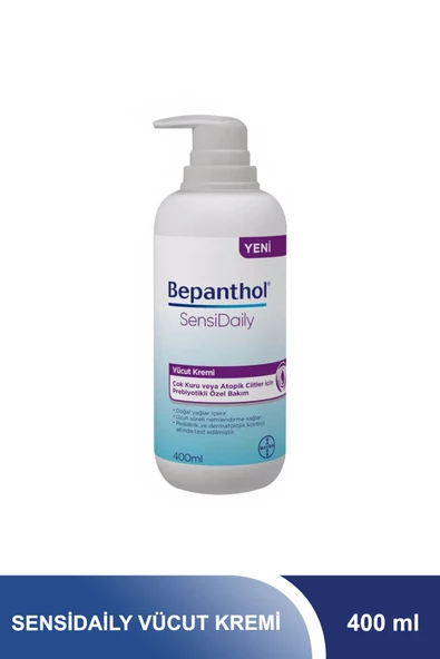 Bepanthol SensiDaily Pompalı 400 ml Vücut Kremi