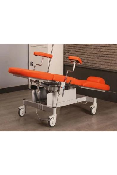 MEDİKALBİRLİK 2 Motorlu Kan Alma Koltuğu Turuncu TM-A 1022 - Resim 3