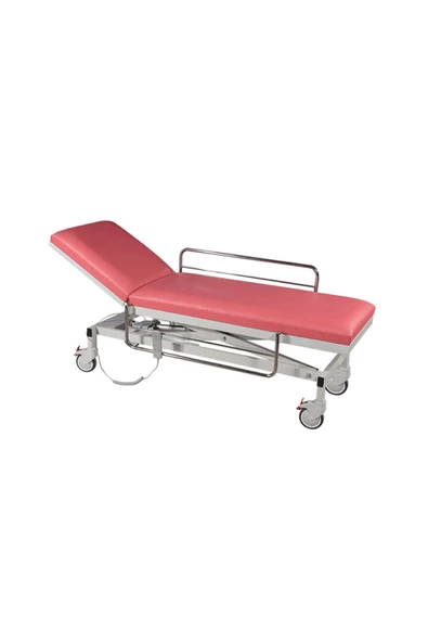 MEDİKALBİRLİK Tekerlekli Elektirikli Muayene Masası Pembe ürün görseli