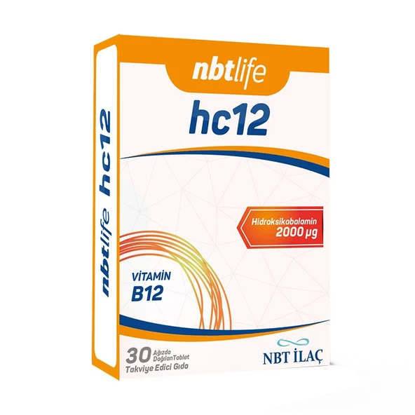 Nbt Life HC12 B12 İçeren 30 Kapsül