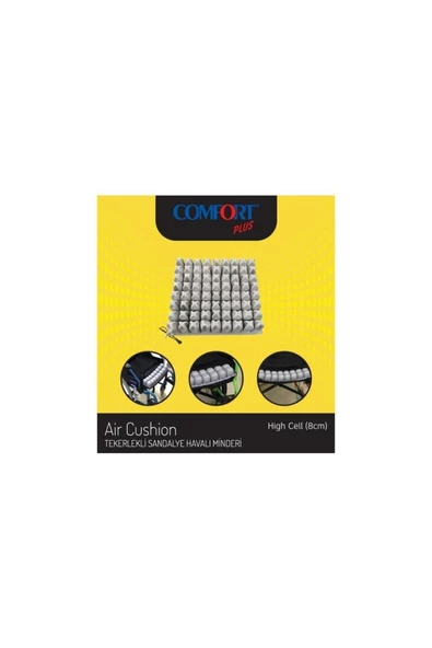 MEDİKALBİRLİK Comfort Plus DM-845 Havalı Oturma Minderi 45x40x8 - Resim 3