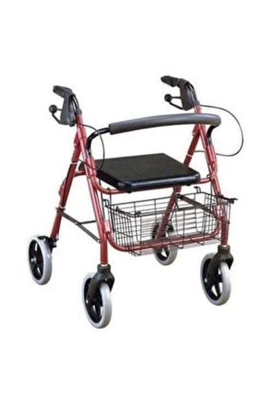 MEDİKALBİRLİK W965 Tekerlekli Oturaklı Yürüteç Walker Rollator - Resim 2
