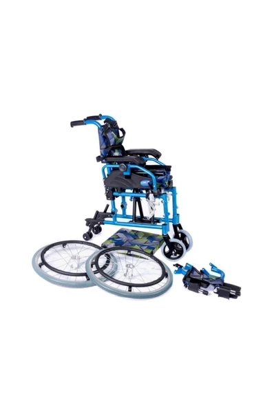 MEDİKALBİRLİK Comfort Plus KY980LQ-30 Alüminyum Pediatrik Özellikli Tekerlekli Sandalye - Resim 8