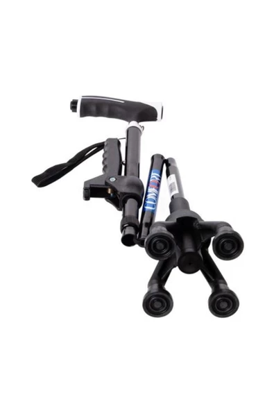 MEDİKALBİRLİK Comfort Plus KY922 4 Ayaklı Yeni Nesil Lux Katlanır Baston - Resim 5