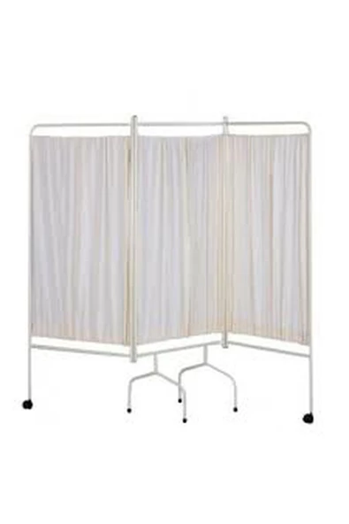 ACARLAB 3 Katlı Paravan Metal Paravan Katlanabilir Muayene Masası Paravanı Revir Paravanı ürün görseli 1