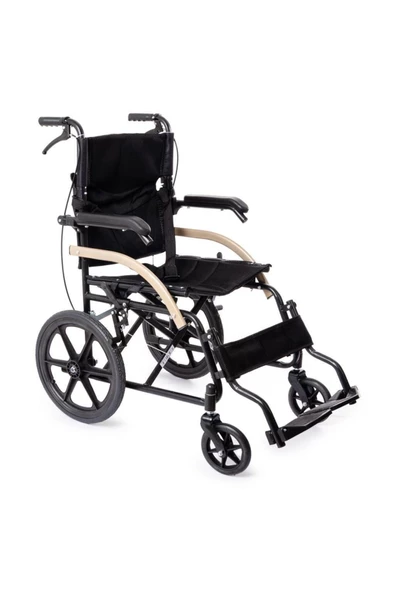 MEDİKALBİRLİK Ky871 Refakatçi Manuel Tekerlekli Sandalyesi ürün görseli 1