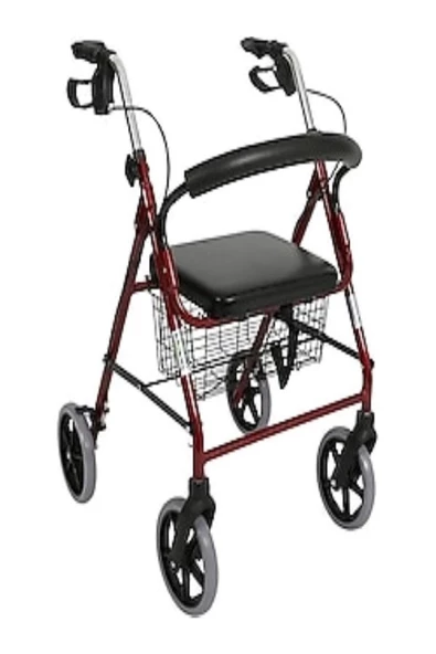 MEDWELT Tekerlekli Yürüteç Arkalıklı ürün görseli 1