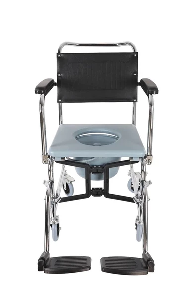 SDM MEDİKAL Katlanır Deri Kapaklı Tekerlekli Tuvalet - Resim 6