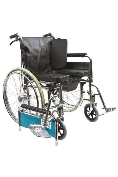 MEDİKALBİRLİK Golfi G120 Klozetli Tekerlekli Sandalye - Resim 4