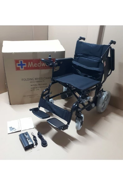 MEDWELT Akülü Tekerlekli Sandalye - Resim 3