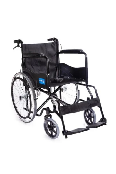 MEDİKALBİRLİK Comfort Plus KY809BJ Siyah Özellikli Tekerlekli Sandalye ürün görseli 1