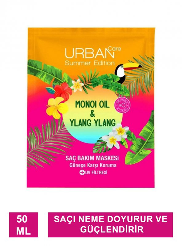 Urban Care Monoi Oil & Ylang Ylang Saç Bakım Maskesi 50 ml