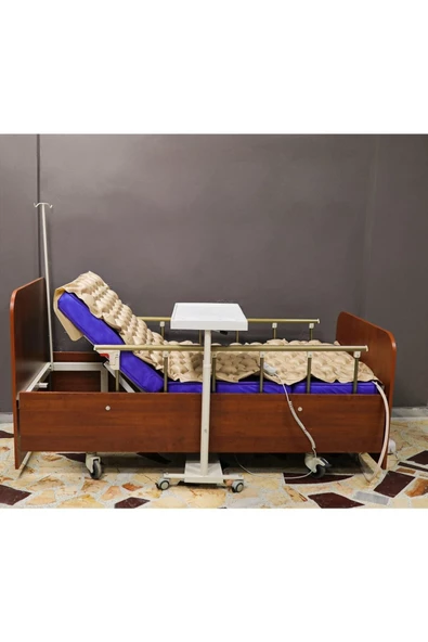 DURU HASTA YATAKLARI 2 Motorlu Ahşap Hasta Yatağı - Resim 4