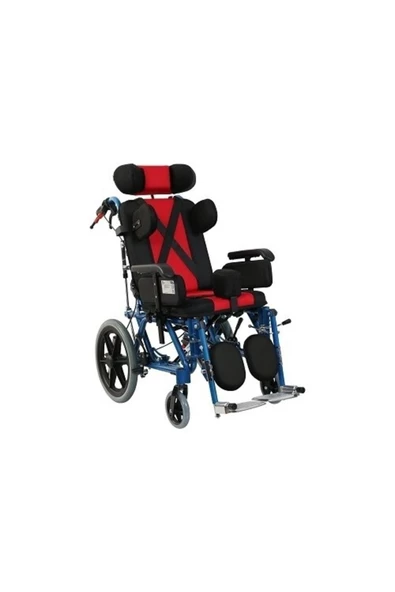 GOLFİ Tekerlekli Iskemle T-458p Serebral Palsi Çocuk Tekerlekli Sandalye