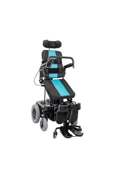 SCUBA S301 Ayaga Kaldıran Akülü Tekerlekli Sandalye - 4