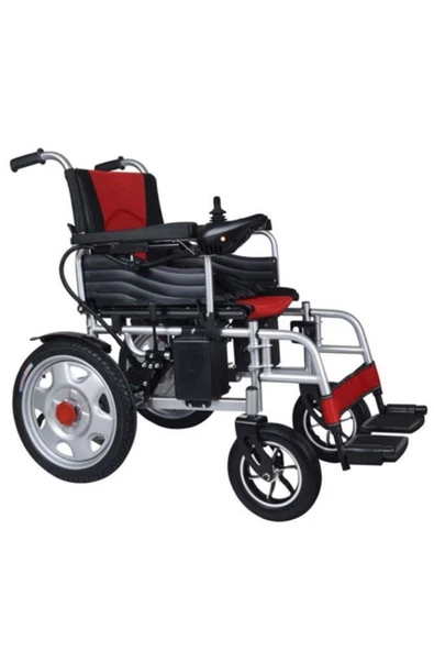 MEDİKALBİRLİK Ekonomik Akülü Tekerlekli Sandalye Hafif Ve Tek Hareketle Katlanabilir - Resim 3