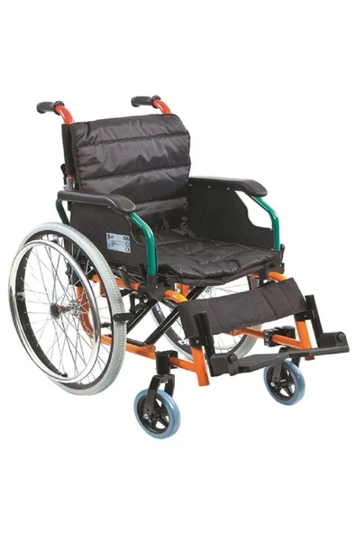 MEDİKALBİRLİK Golfi G305 Alüminyum Pediatrik Tekerlekli Sandalye ürün görseli 1