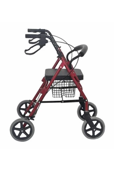 WİTRA Emek Sağlık Ithal Rolatör 4 Tekerlekli Yürüteç 130 Kg Taşıma Kapasiteli - Resim 2
