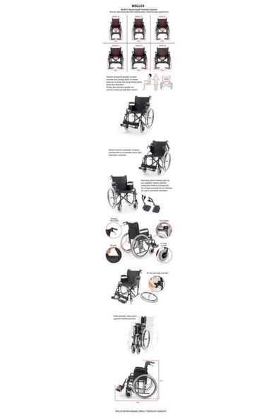 MEDİKALBİRLİK Wollex Wg-m313 Manuel Tekerlekli Sandalye - 5